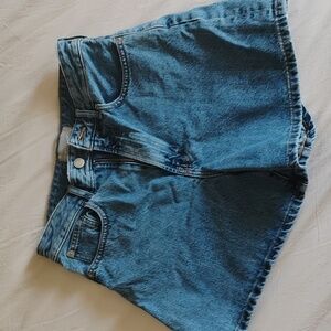 Everlane The A-Line Denim Shorts